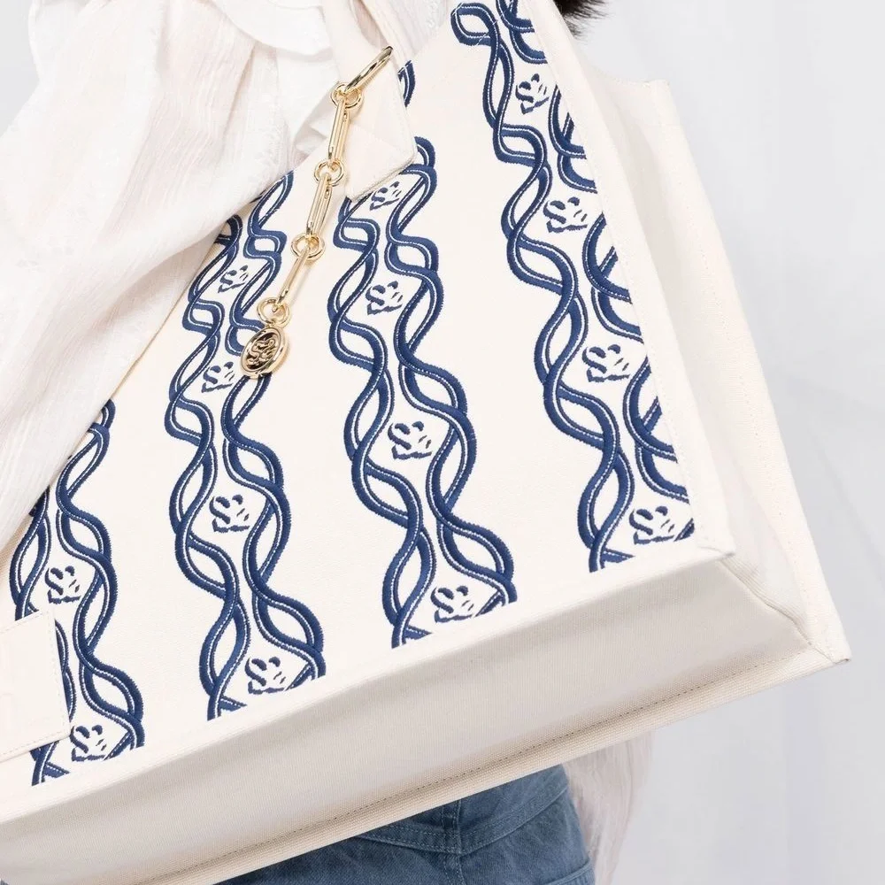 SANDRO monogram-printtote bag NWT - Picture 7 of 8